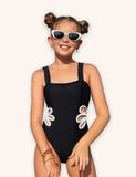 Solid Color Hollow Swimsuit