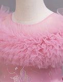 Iridescent Butterfly Tulle Gown