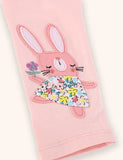 Niedliche Leggings mit Häschen-Applikation