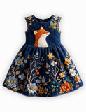 Floral Fox Party Dress