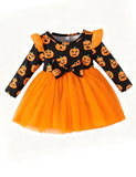 Halloween Pumpkin Tulle Dress