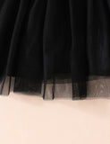 Halloween Bat Print Tulle Dress