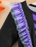 Halloween Colorful Skeleton Tulle Dress