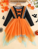 Halloween Long Sleeve Tulle Dress