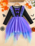 Halloween Long Sleeve Tulle Dress