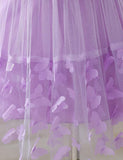 Three-dimensional Rose Butterfly Tulle Dress