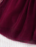 Star Print Velvet Dress
