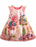 Back To School Cute Dinosaur Dress