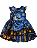 Artist Halloween Starry Night Dress