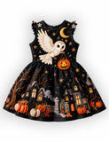 Halloween Owl Jack-o'-lantern Fun Dress