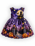 Moonlit Haunted Castle Halloween Dress