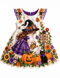Magic Witch & Pumkin Halloween Dress