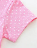 Lion Appliqué Polka Dotted Dress