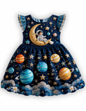 Back To School Astronaut Solar System Dress