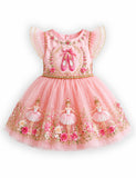 Elegant Ballet Girls Tulle Party Dress