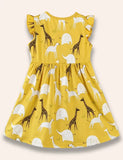 Westenkleid mit Wildtier-Print