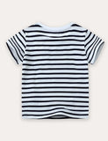 Crab Print Short-sleeved T-shirt