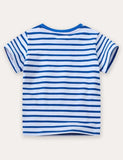Rendegraver Applique kortærmet T-shirt