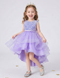 Sleeveless Sequin Trailing Gown