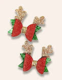 Fermagli per capelli con paillettes serie natalizia 2 pezzi