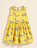 Multi-color Printed Sleeveless Dress