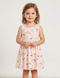 Multi-color Printed Sleeveless Dress