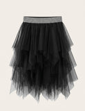 Irregular Tulle Skirt