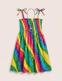 Bohemian Print Family Matching Dress