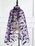 Clearance - Midnight Bat Pumpkin Castle Party Dress