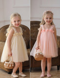 Three-dimensional Flower Sweet Tulle Dress