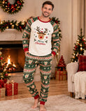 Christmas Reindeer Print Family Matching Pajamas