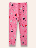 Leggings med hjertetryk