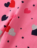 Leggings med hjertetryk