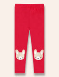 Niedliche Leggings mit Tierapplikation