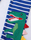 Leggings con applicazioni di dinosauri