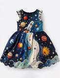 Back To School Galaxy Solar System Dress