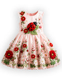 Ladybug Flower Garden Party Dress
