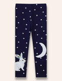 Rabbit Moon Applikation Starry Leggings