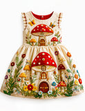 Mushroom Enchanted Garden Party Dress