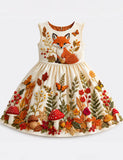 Forest Fox Party Dress