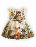 Animal Friends Woodland Party Dress