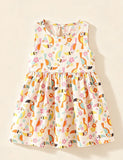 Multi-color Printed Sleeveless Dress