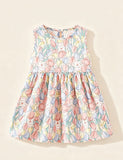 Multi-color Printed Sleeveless Dress
