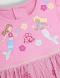 Mermaid Applique Tulle Dress