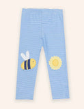 Bee Applique Floral Garden Dress