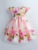 Floral Tulle Party Dress