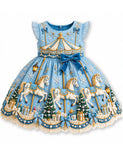 Carousel Christmas Party Dress