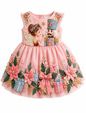 Christmas Fairy & Nutcracker Floral Dress