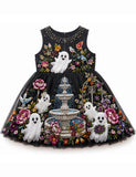 Halloween Cute Ghosts Party Dress