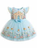 Elegant Ballet Girl Tulle Party Dress